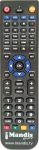 Replacement remote control for dvd-585