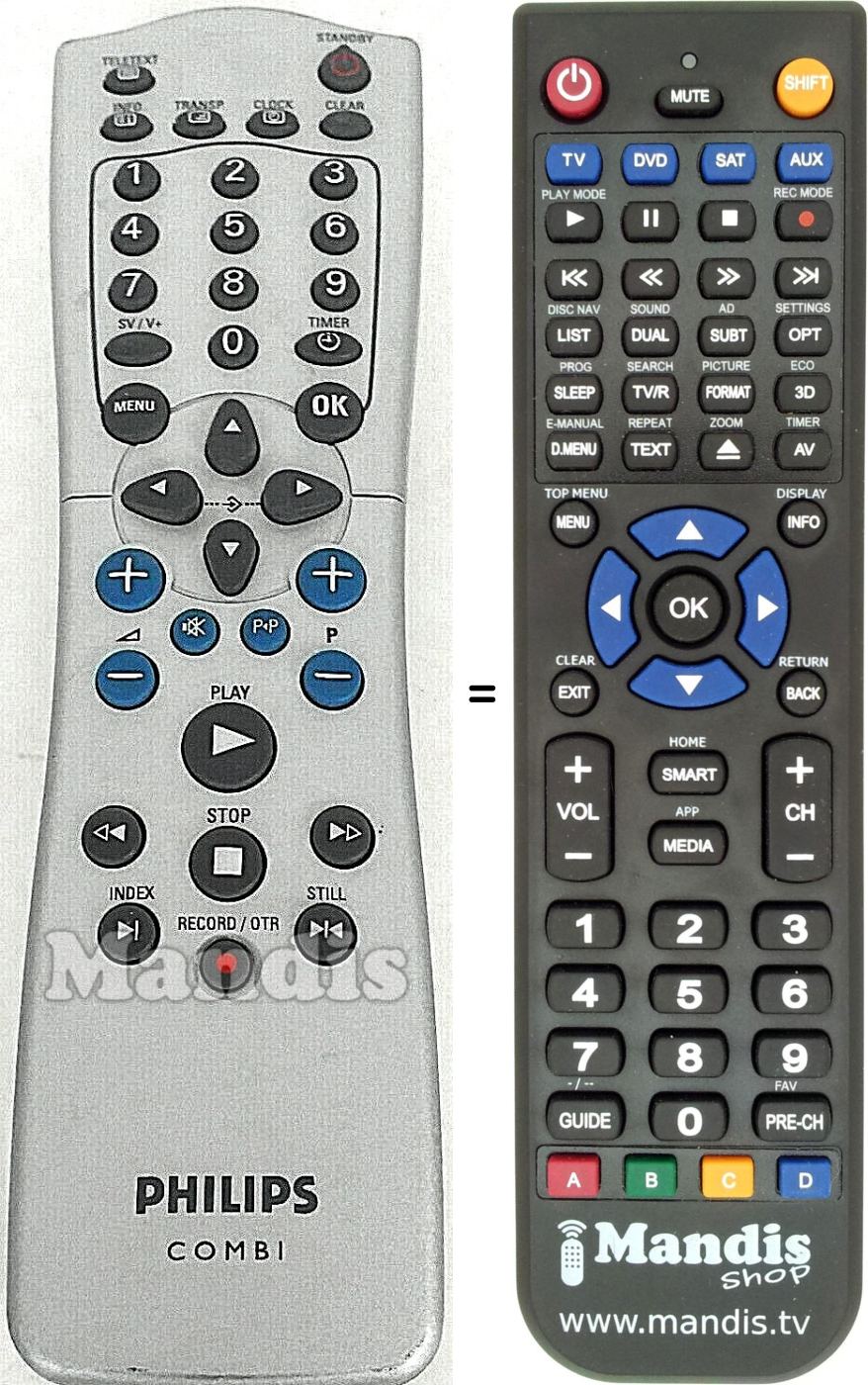 Replacement remote control Aristona REMCON029