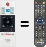 Replacement remote control for CT-8529 (30099678)