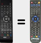 Replacement remote control for TL 1536W-BTP