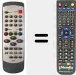 Replacement remote control for N18