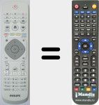 Replacement remote control for YKF346-003 ENGLISH (996590020357)