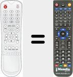 Replacement remote control for T16