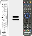 Replacement remote control for BC 1000