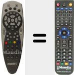 Replacement remote control for URC-60010-00