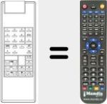 Replacement remote control for 5652 09 12