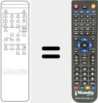 Replacement remote control for REMCON336