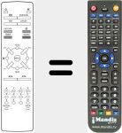 Replacement remote control for REMCON114