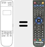 Replacement remote control for REMCON402