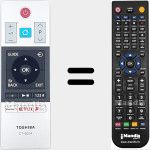 Replacement remote control for CT-8534 (30099655)