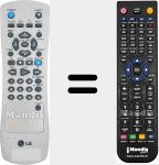 Replacement remote control for 6711R1P038C