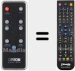 Replacement remote control for DM 900