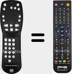 Replacement remote control for HD980