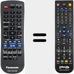 Replacement remote control for N2QAYA000015