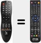 Replacement remote control for REMCON277