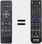Replacement remote control for RC 1205 (30063555)