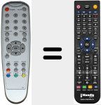 Replacement remote control for 154