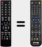 Replacement remote control for LD9360