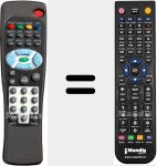 Replacement remote control for REMCON1415