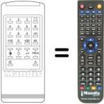 Replacement remote control 1491