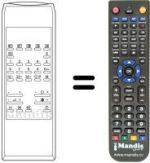 Replacement remote control TC 240