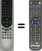 Replacement remote control Oki TV32TIT