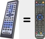 Télécommande pour remplacer RRMCGA162AWSA