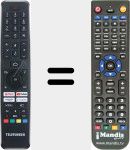 Télécommande pour remplacer RC43160N (23759303)
