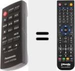 Replacement remote control for N2QAYB001000