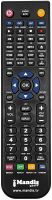 Replacement remote control Eroson HVS54098