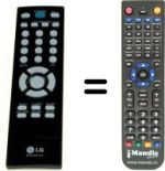 Replacement remote control LG CB 20F80