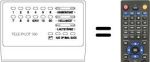 Replacement remote control TP 300-GRUNDIG