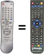Télécommande équivalente Pioneer PDP433HDE
