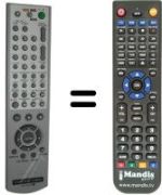 Télécommande équivalente RMT-V503