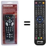 Replacement remote control Continental Edison VPH 6600 N