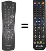 Télécommande équivalente Philips VR600