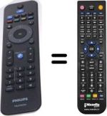 Télécommande équivalente Philips 32HFL3233D / 10