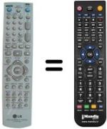 Télécommande équivalente 6711R1P072A