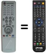 Télécommande équivalente Samsung LE26A41BX/XEC