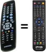 Gleichwertige Fernbedienung Samsung BN59-00687A