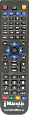 Gleichwertige Fernbedienung Philips RC2585102/01 Gleichwertige Fernbedienung Philips RC2585102/01