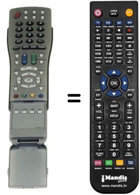 Télécommande équivalente Sharp LC-37GD9E