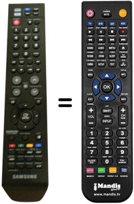 Télécommande équivalente Samsung AH59-01867J Télécommande équivalente Samsung AH59-01867J