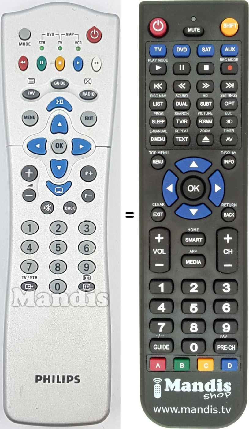 Télécommande équivalente RC2585108-01