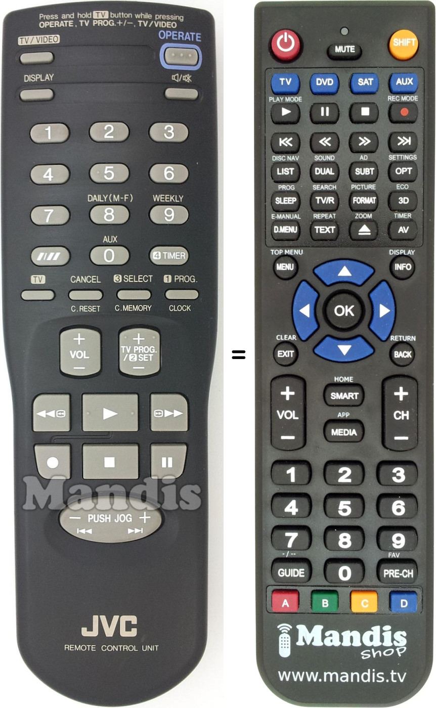 Replacement remote control REMCON1552