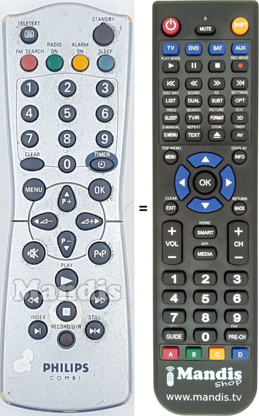 Télécommande équivalente REMCON1849