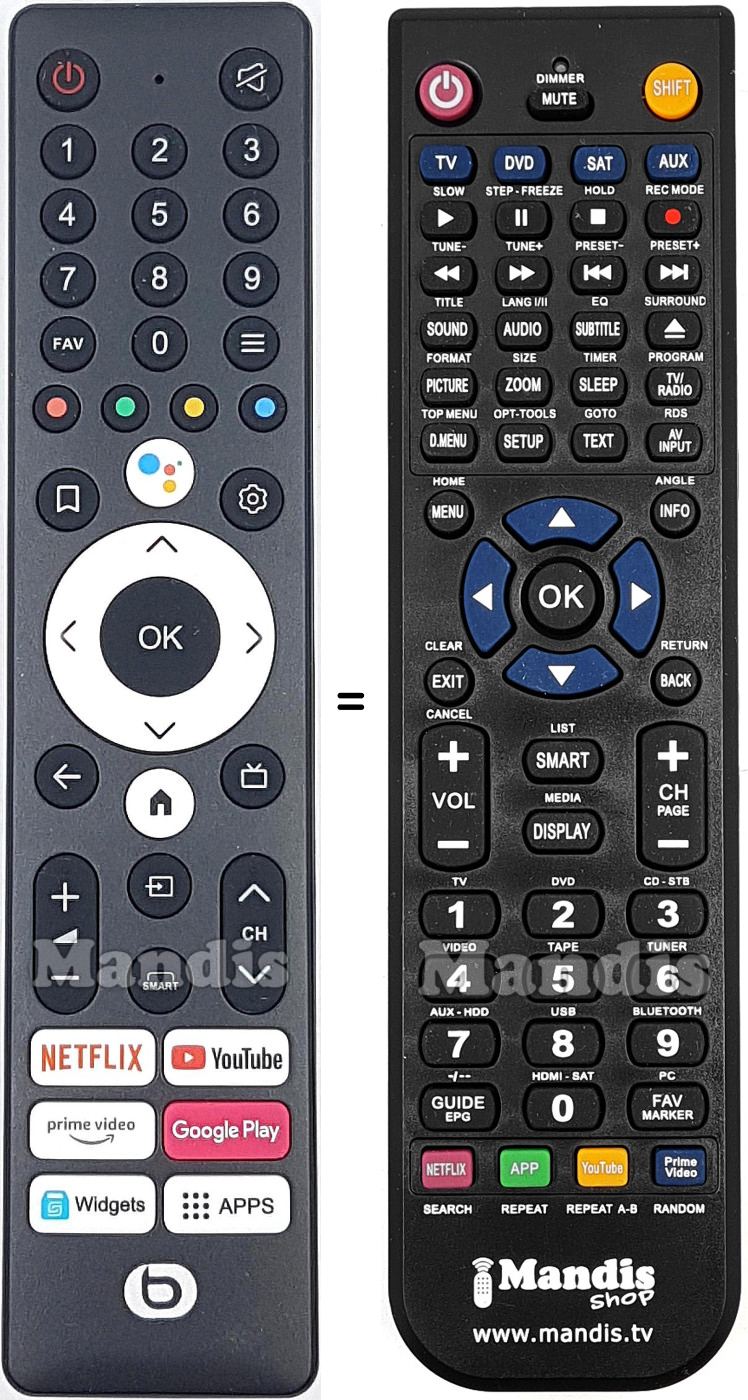 T&eacute;l&eacute;commande &eacute;quivalente 06A60R41PT001