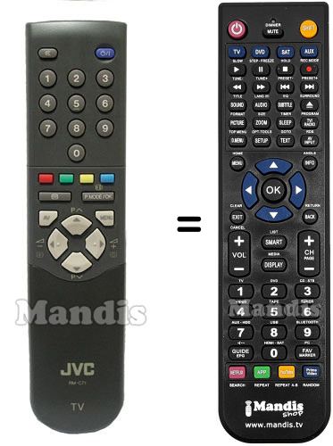 Gleichwertige Fernbedienung JVC RM-C71