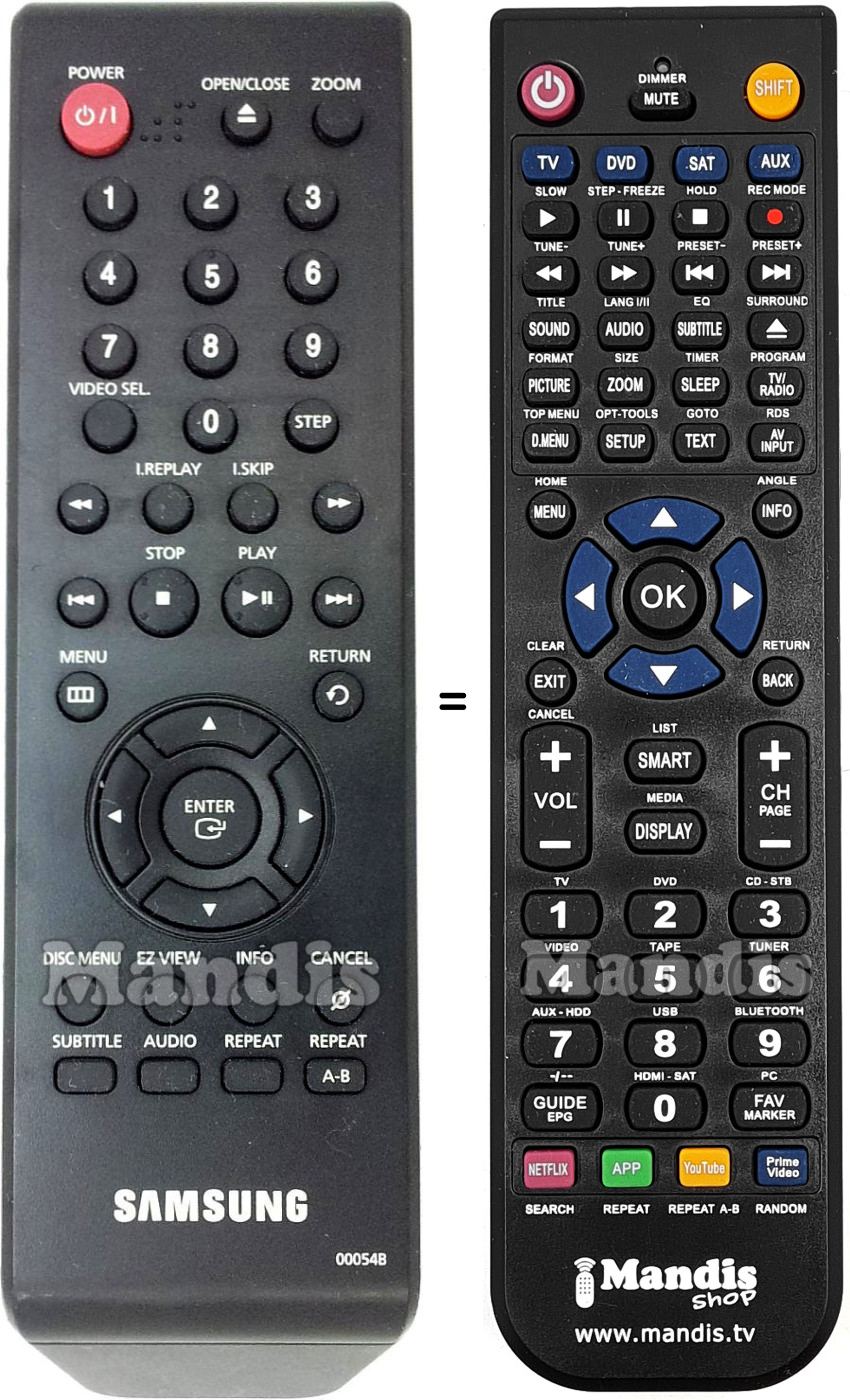 Gleichwertige Fernbedienung Samsung AK5900054B