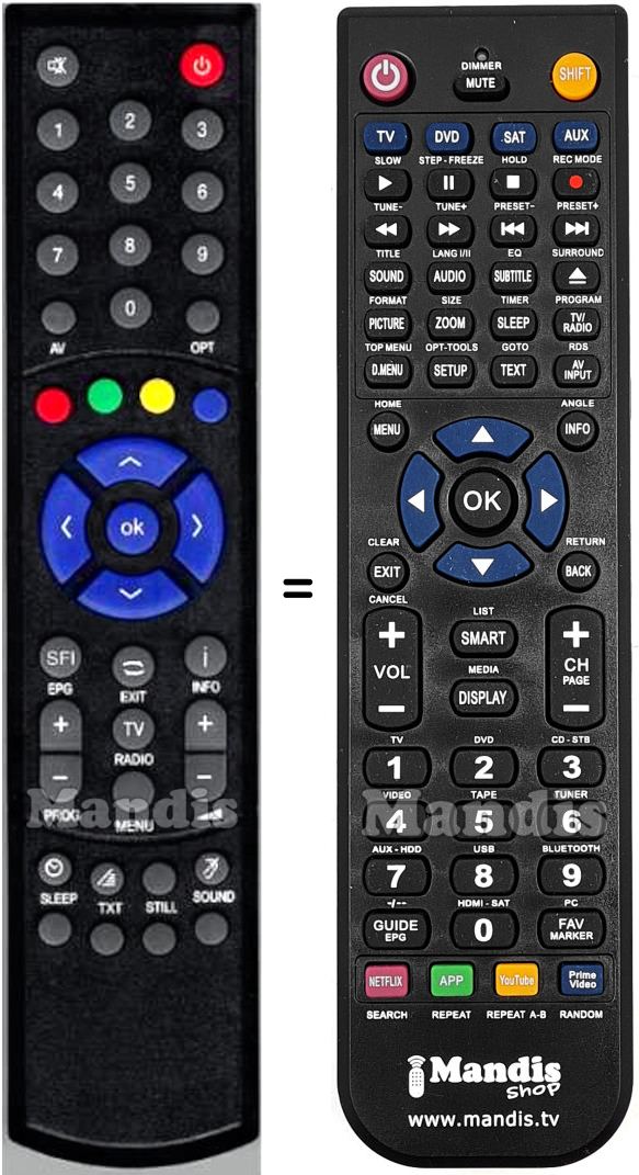 Replacement remote control Imperial FBPNA35